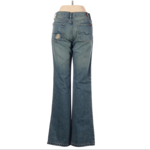 7fam 7 for all mankind distressed jeans - Picture 3 of 3